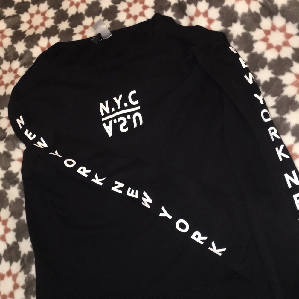 NYC New York h&m longsleeve